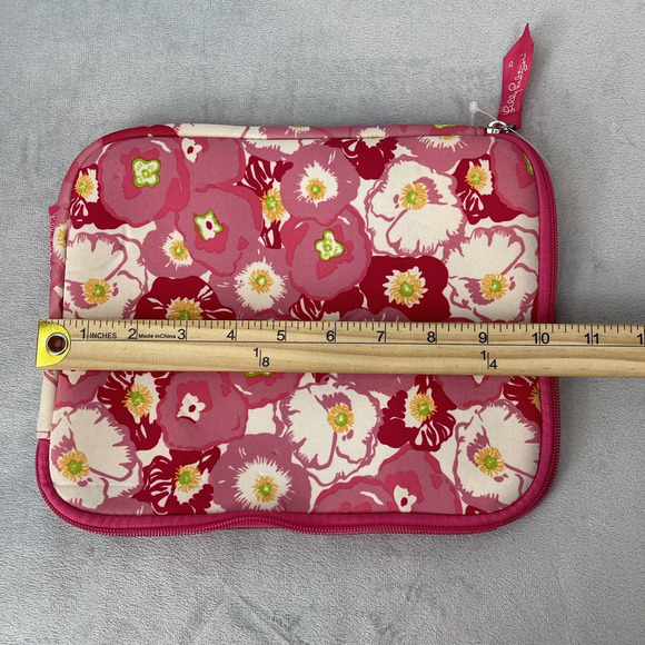 Lilly Pulitzer IPad Tablet Soft Case Sleeve Bag 10x8 Neoprene Floral - Picture 5 of 6